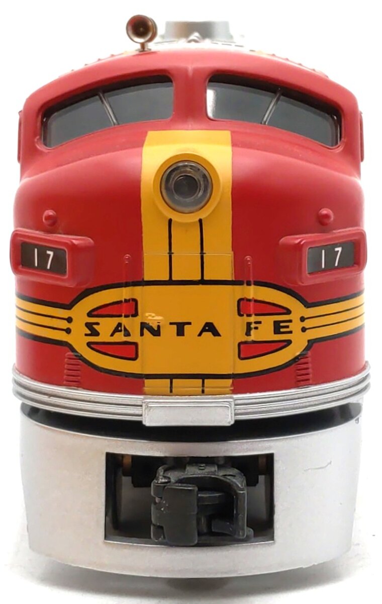 MTH 30-2137 O Gauge Santa Fe EMD F3 Non-Powered Diesel Locomotive #17 EX/Box