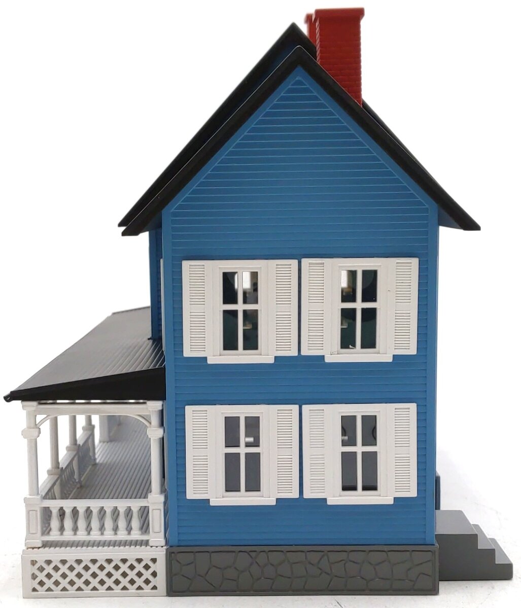 MTH 30-9008 O Gauge RailTown Blue Country House LN/Box
