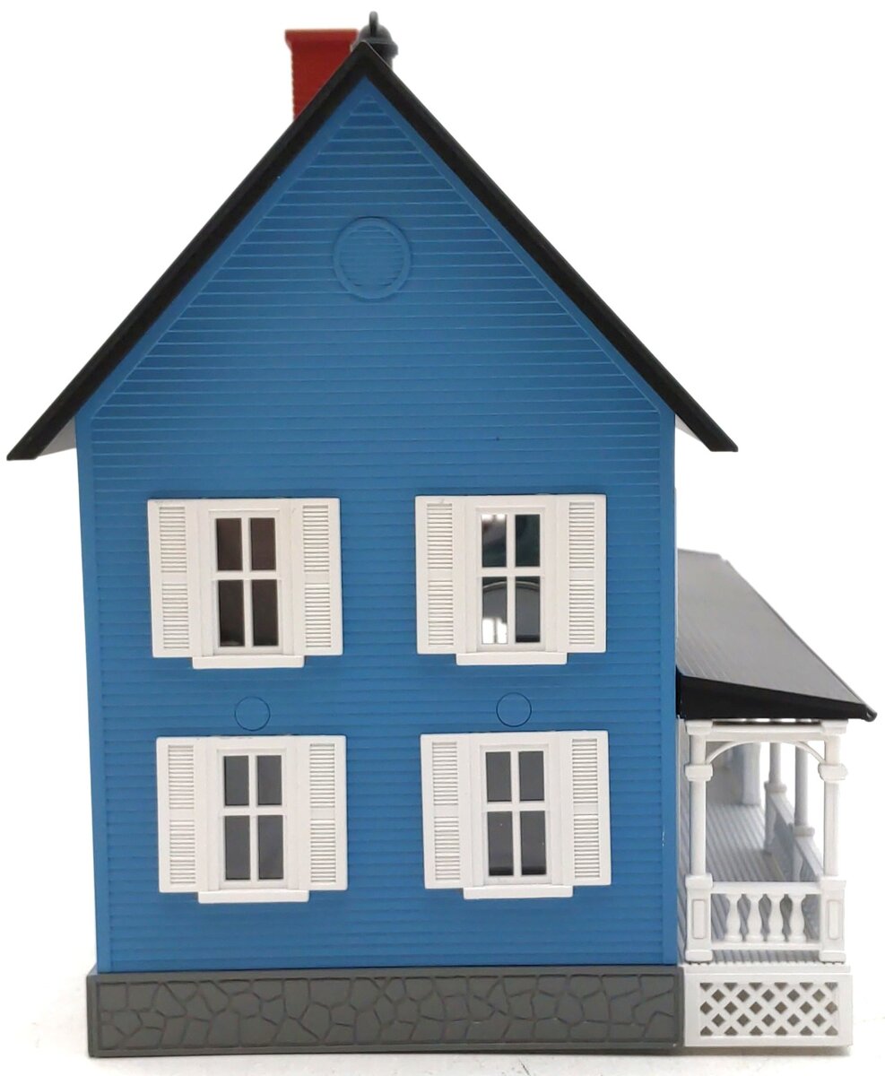 MTH 30-9008 O Gauge RailTown Blue Country House LN/Box