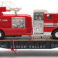 Menards 279-3844 O Lehigh Valley Flatcar w/Fire Truck #7915 EX/Box