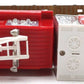 Menards 279-3844 O Lehigh Valley Flatcar w/Fire Truck #7915 EX/Box