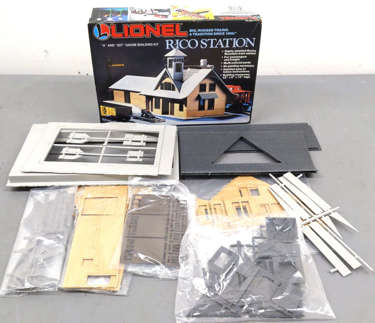 Lionel 6-2709 O Rico Station Building Kit LN/Box