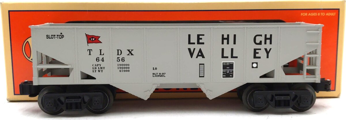 Lionel 6-16434 Lehigh Valley 2-Bay Hopper #6456 LN/Box