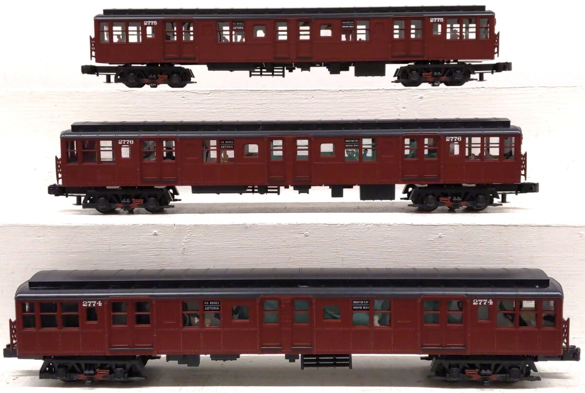 MTH 20-2675-1 O BMT 2500 Series 3-Car Subway Set with Proto-Sound 2.0 (Set of 3) EX/Box