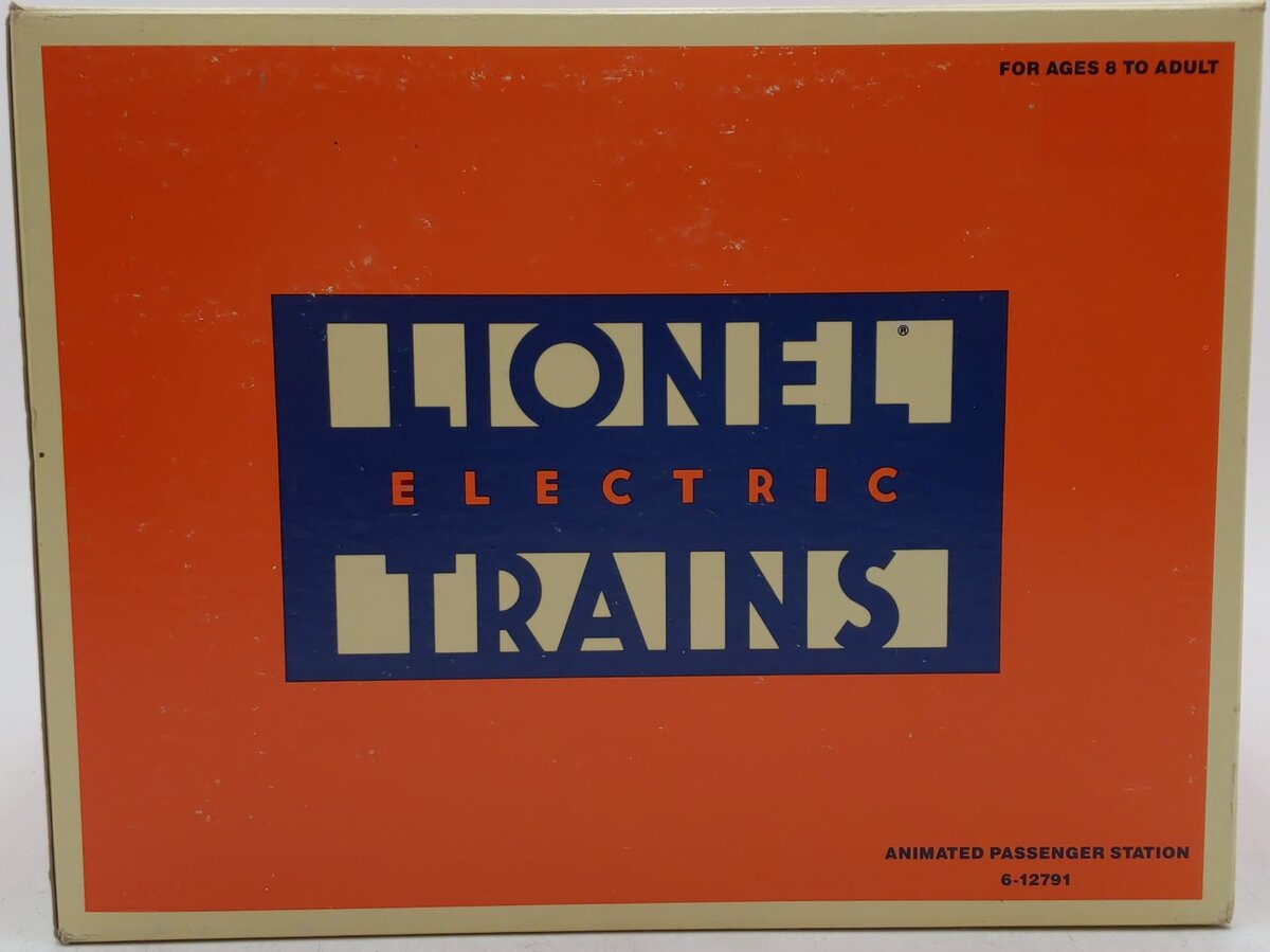 Lionel 6-12791 O Animated Passenger Station LN/Box
