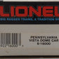 Lionel 6-16000 O Gauge Pennsylvania Tuscan Vista Dome Car #16000 EX/Box