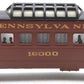 Lionel 6-16000 O Gauge Pennsylvania Tuscan Vista Dome Car #16000 EX/Box