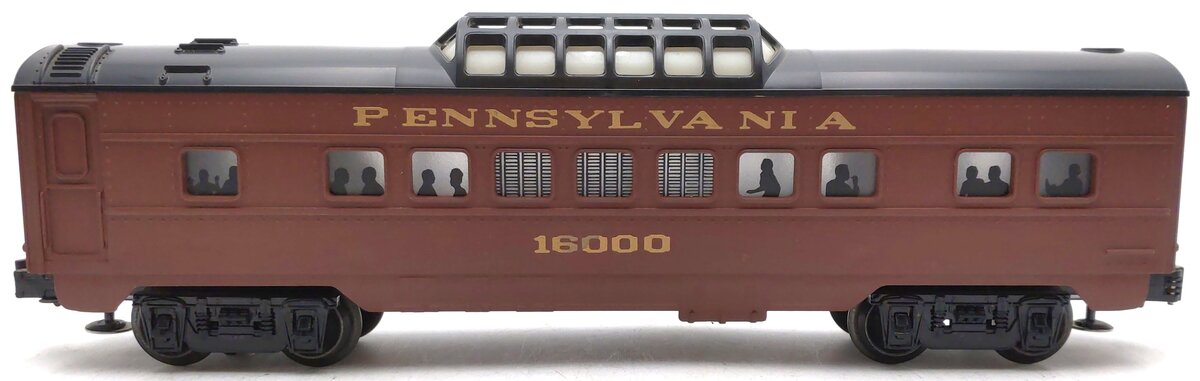 Lionel 6-16000 O Gauge Pennsylvania Tuscan Vista Dome Car #16000 EX/Box