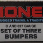 Lionel 6-12717 O and 027 Gauge Authentic Track Bumpers (Set of 3) EX/Box