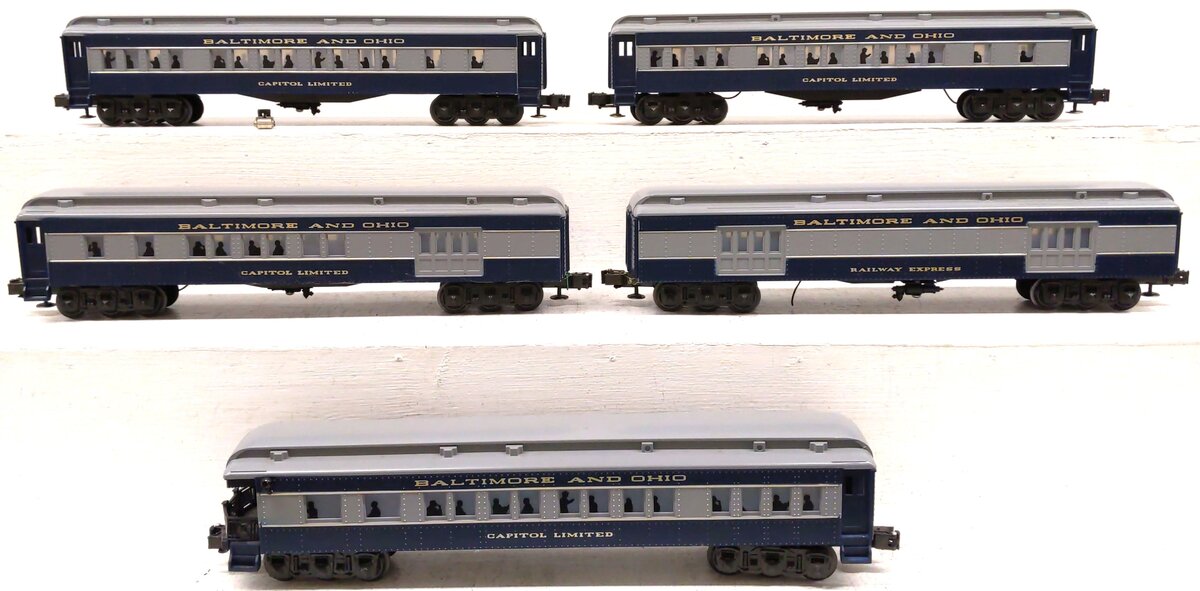 Williams 2507 Baltimore & Ohio 5-Car Passenger Set EX/Box
