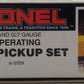 Lionel 6-12729 O Gauge Operating Mail Pickup Set LN/Box