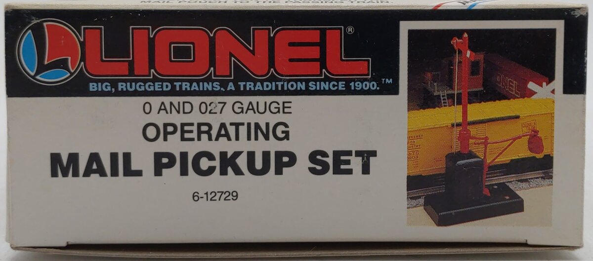 Lionel 6-12729 O Gauge Operating Mail Pickup Set LN/Box