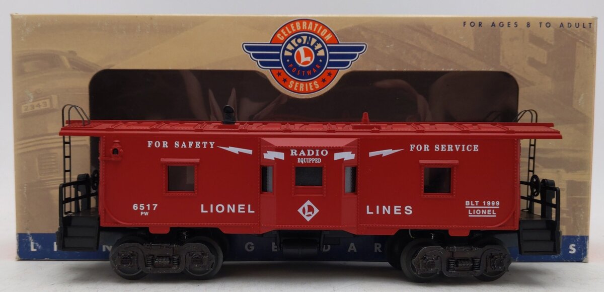 Lionel 6-19756 O Gauge PWC Lionel Lines Bay Window Caboose EX/Box