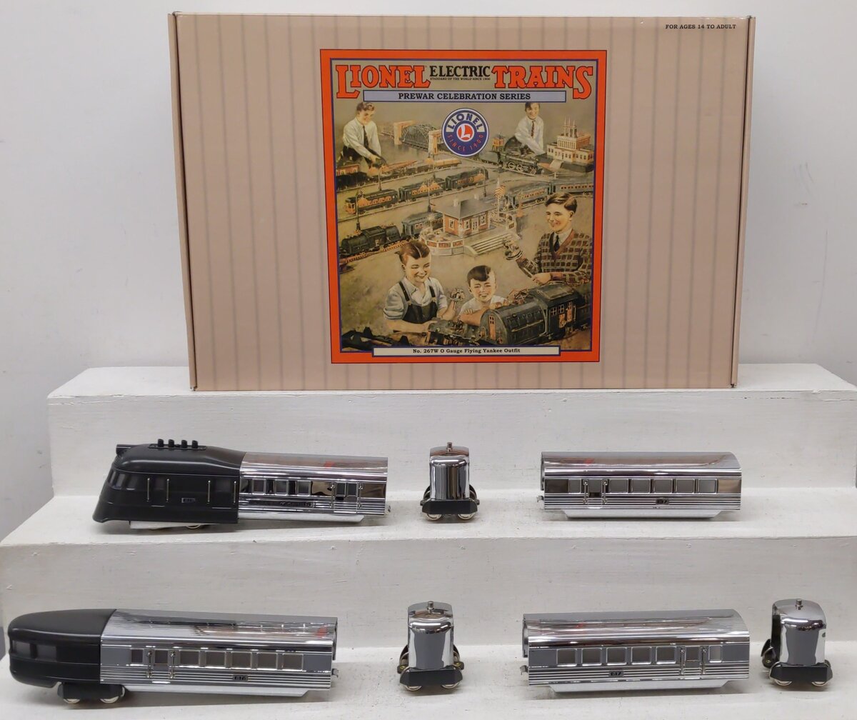 Lionel 6-31771 O Gauge Prewar Celebration Flying Yankee Passenger Set EX/Box