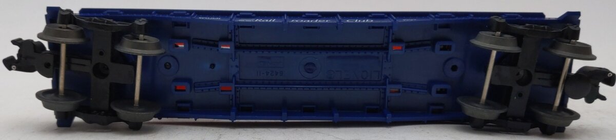 Lionel 6-19437 O Gauge Lionel Rail Roader Club Flatcar w/Inside Track Trailer EX/Box
