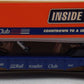 Lionel 6-19437 O Gauge Lionel Rail Roader Club Flatcar w/Inside Track Trailer EX/Box