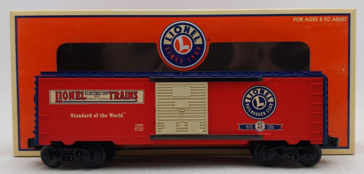 Lionel 6-19995 O Gauge LRRC 25th Anniversary Lionel Boxcar EX/Box
