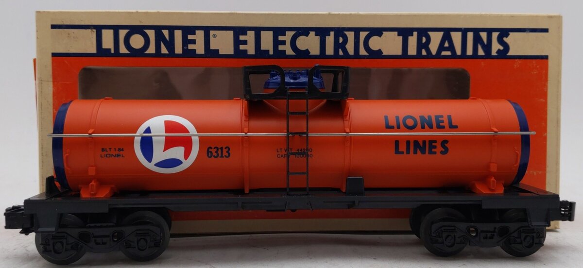 Lionel 6-6313 O Gauge Lionel Lines Single Dome Tank Car EX/Box