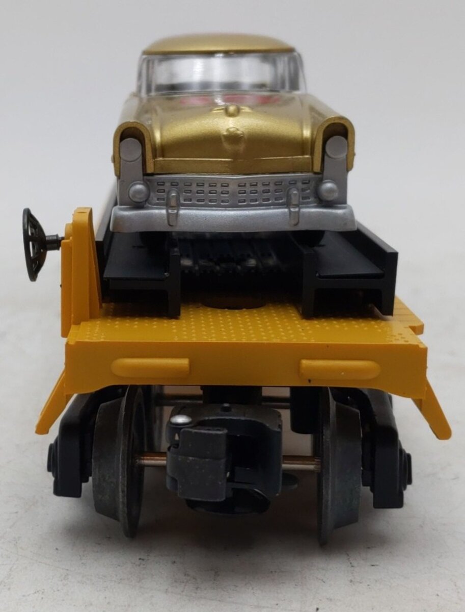 Lionel 6-19423 O Gauge Lionel Circle-L Racing Flatcar with Stock Car Load #6424 EX/Box