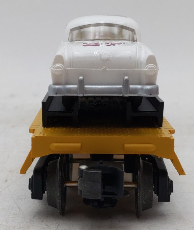 Lionel 6-19423 O Gauge Lionel Circle-L Racing Flatcar with Stock Car Load #6424 EX/Box