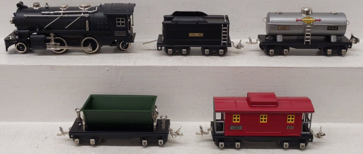 Lionel 6-51009 O Gauge Tinplate 269E Steam Freight Train Set EX/Box