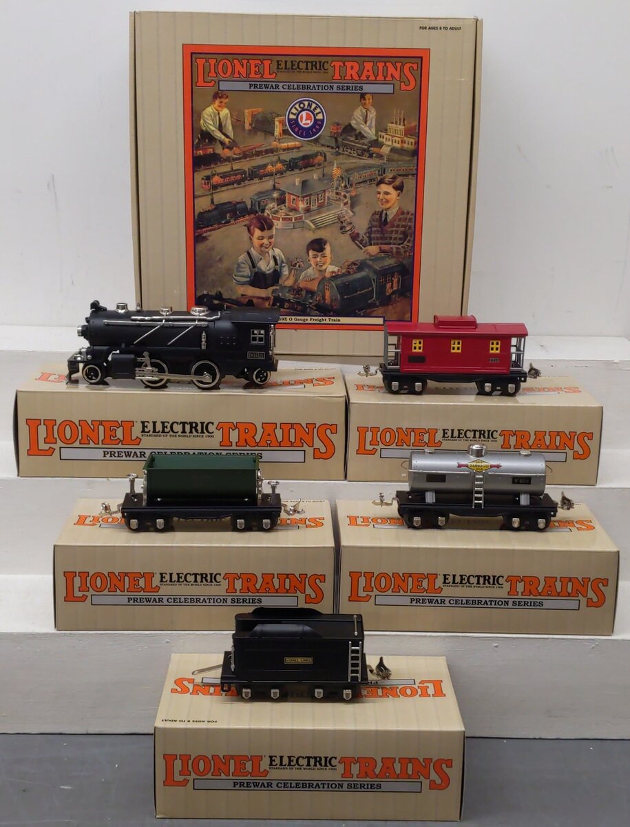 Lionel 6-51009 O Gauge Tinplate 269E Steam Freight Train Set EX/Box
