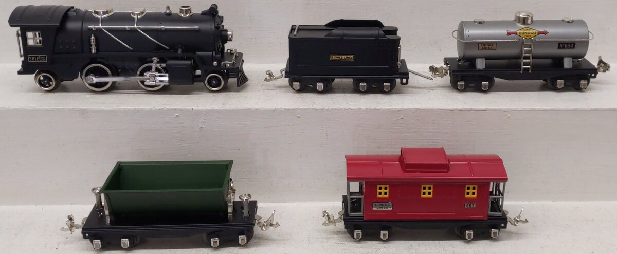 Lionel 6-51009 O Gauge Tinplate 269E Steam Freight Train Set EX/Box