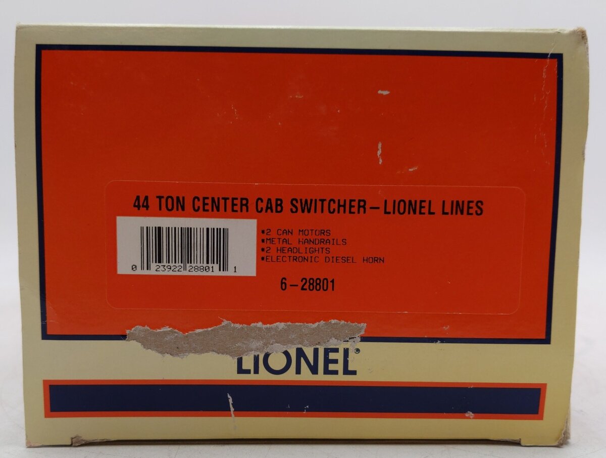 Lionel 6-28801 Lionel Lines 44-Ton Center Cab Switcher #1999 EX/Box