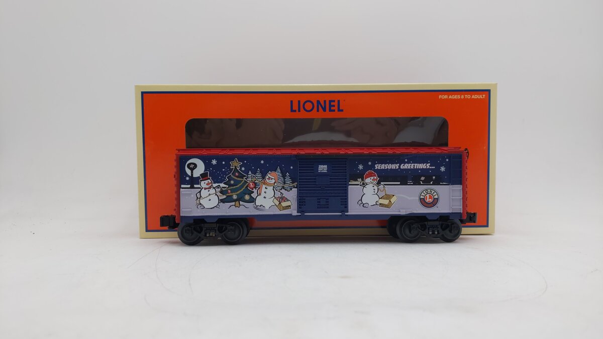 Lionel 6-29946 O Gauge 2007 LRRC Christmas Boxcar NIB