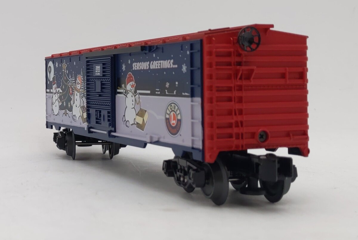 Lionel 6-29946 O Gauge 2007 LRRC Christmas Boxcar NIB
