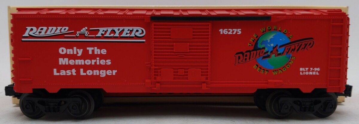 Lionel 6-16275 O Gauge Radio Flyer Boxcar EX/Box