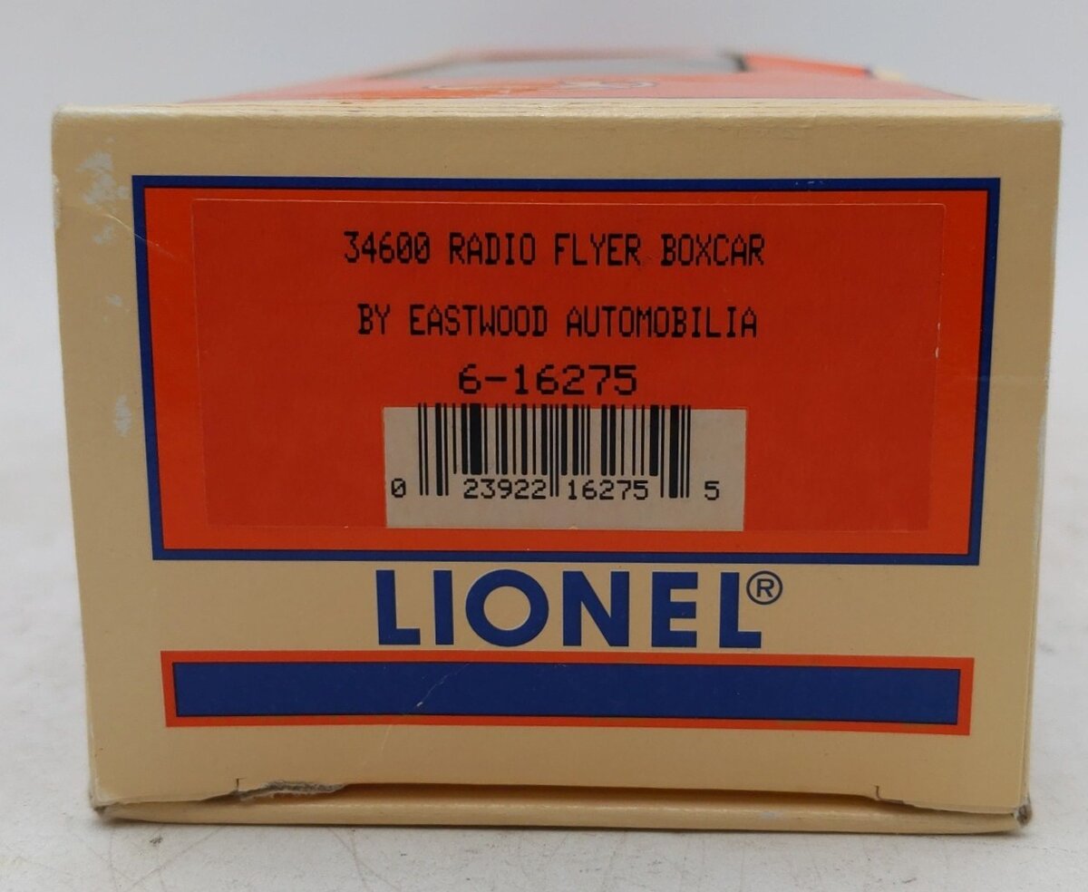 Lionel 6-16275 O Gauge Radio Flyer Boxcar EX/Box