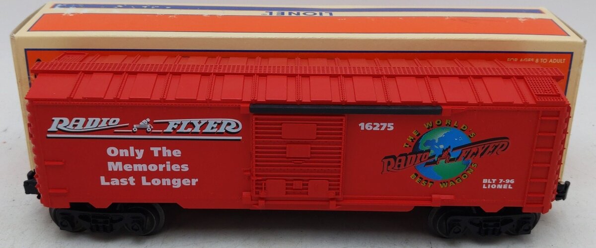 Lionel 6-16275 O Gauge Radio Flyer Boxcar EX/Box