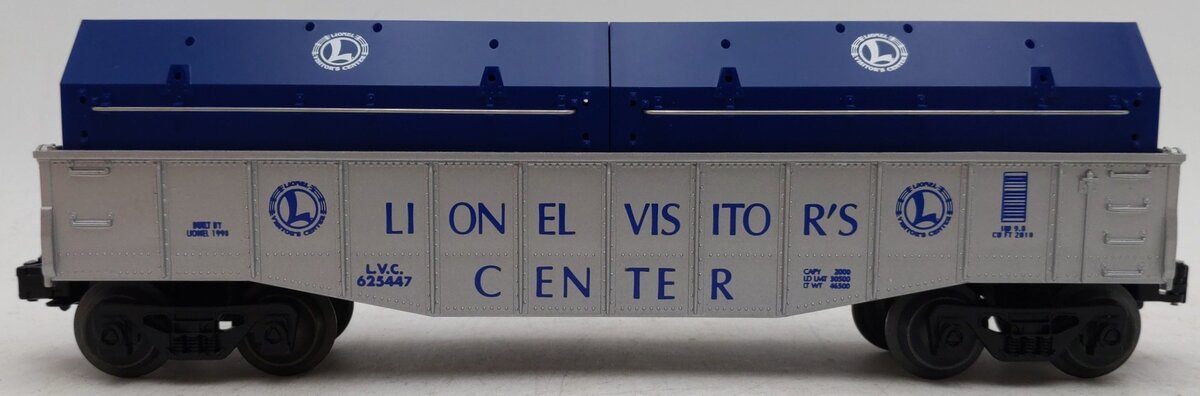 Lionel 6-19955 O Gauge Lionel Visitor's Center Gondola w/Coil Covers #625447 EX/Box