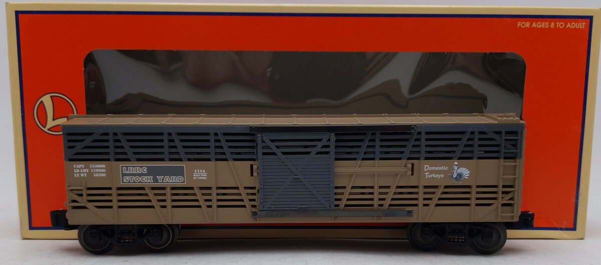 Lionel 6-19775 O Gauge LRRC Stock Car #3356 EX/Box
