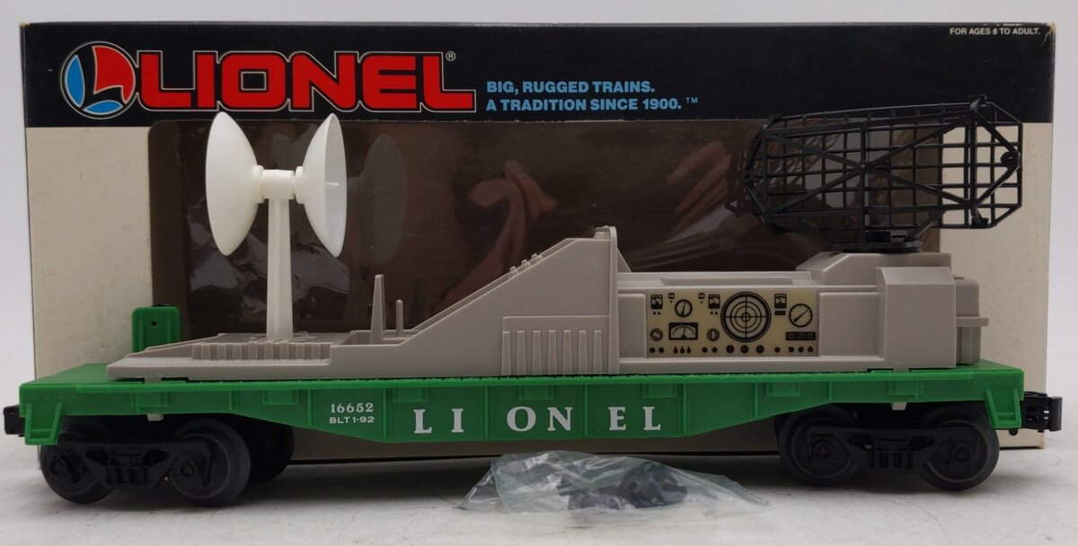 Lionel 6-16652 O Gauge Operating Radar Car EX/Box
