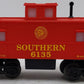 K-Line K6135 Southern Lighted Caboose EX/Box