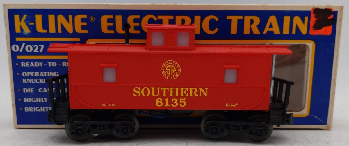 K-Line K6135 Southern Lighted Caboose EX/Box