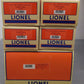 Lionel 6-29220 O Gauge 1997 Centennial Series Hi-Cube Boxcars (Set of 4) EX/Box