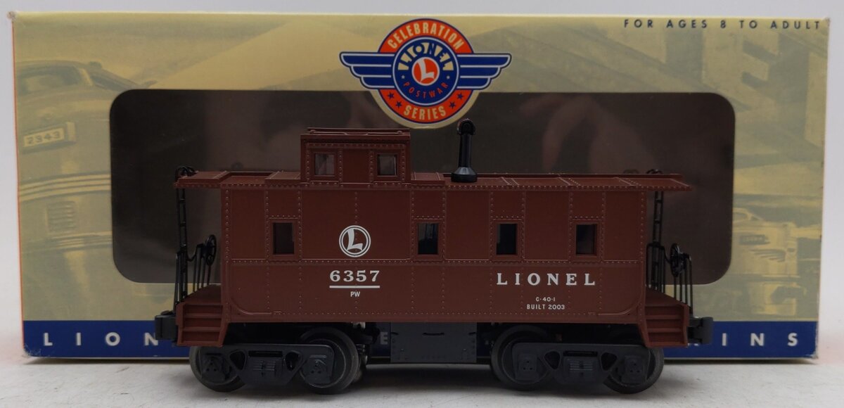 Lionel 6-19797 O Gauge PWC Lighted Caboose #6357 EX/Box