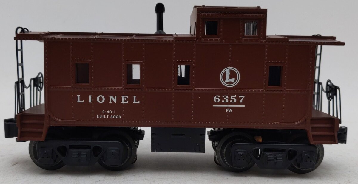 Lionel 6-19797 O Gauge PWC Lighted Caboose #6357 EX/Box