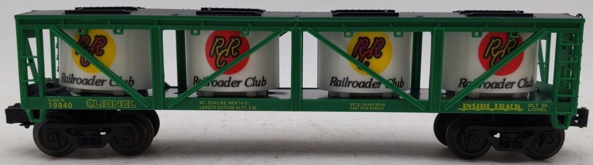 Lionel 6-19940 O Gauge Lionel Railroader Club Vat Car EX/Box