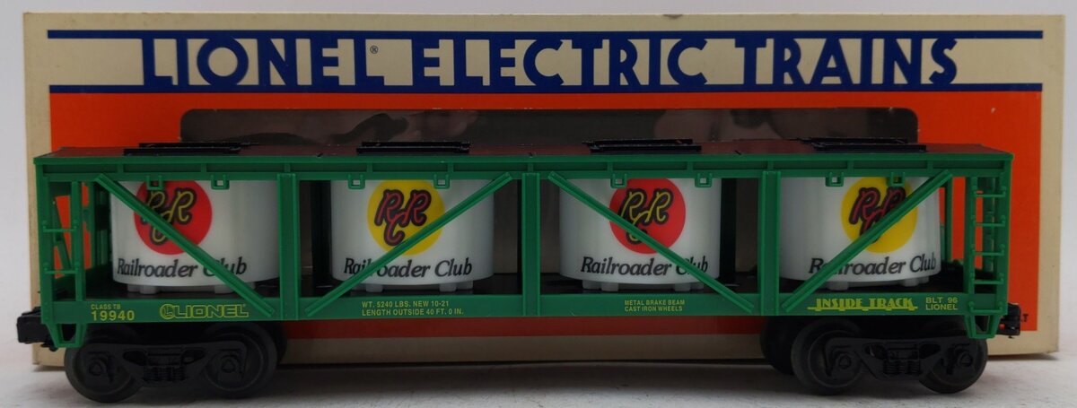 Lionel 6-19940 O Gauge Lionel Railroader Club Vat Car EX/Box