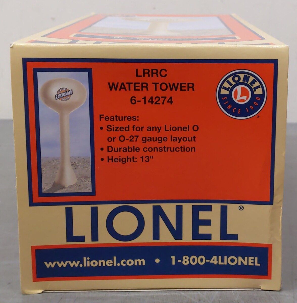 Lionel 6-14274 O LRRC Water Tower EX/Box