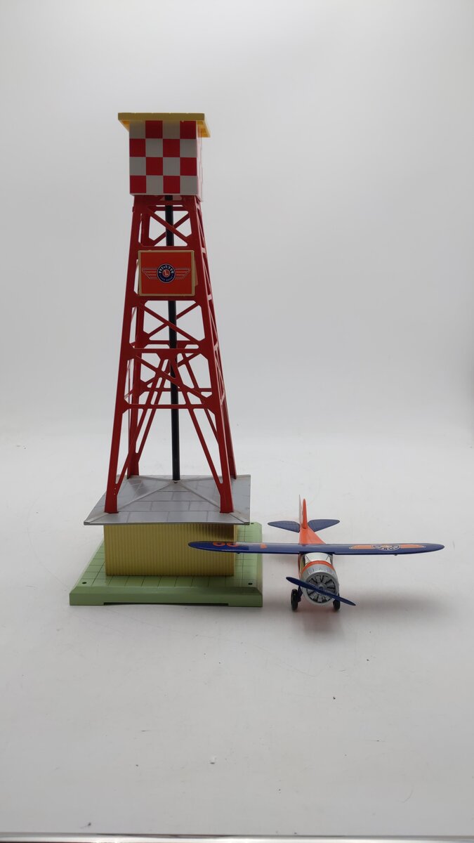 Lionel 6-32920 O Gauge Animated Pylon With Airplane L-99 EX/Box