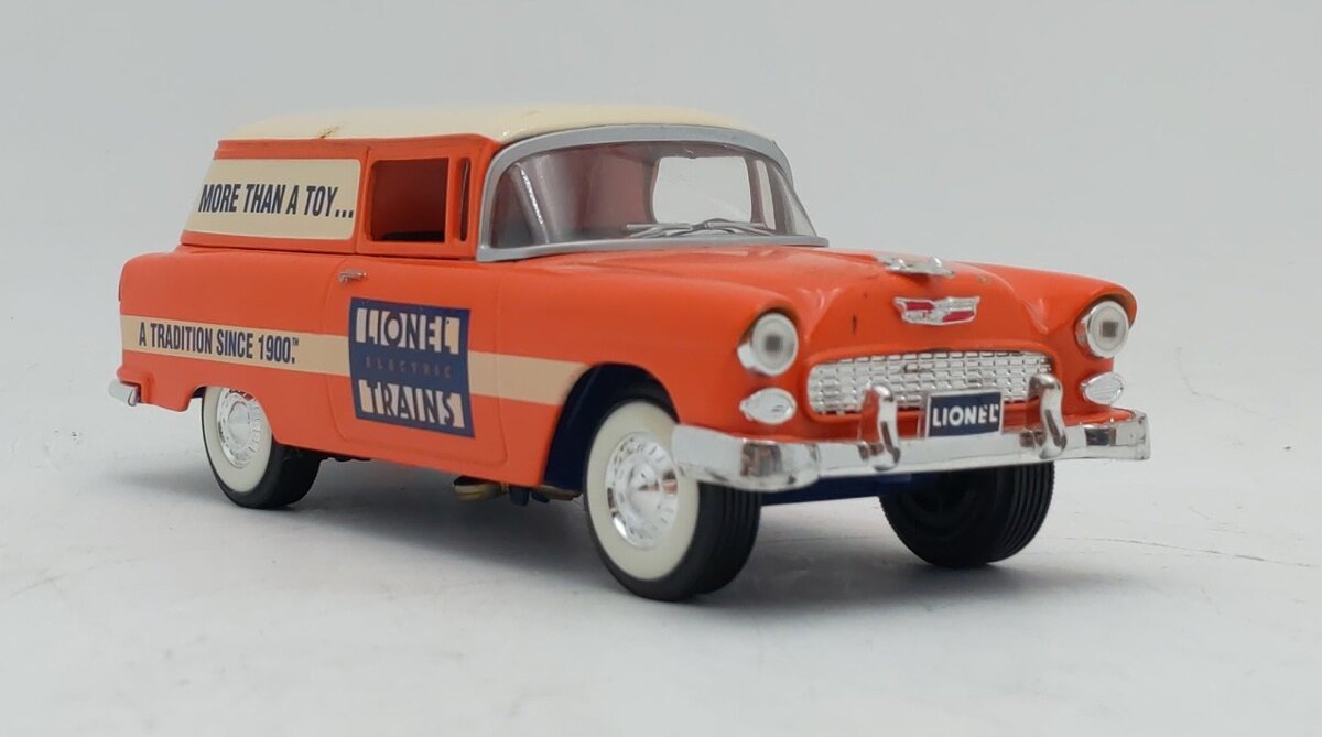 Eastwood Automobilia 303500 1:25 Lionel 1955 Chevy Delivery Lockable Coin Bank LN/Box