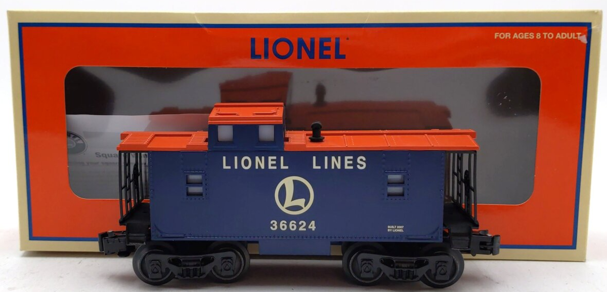 Lionel 6-36624 O Lionel Lines Orange & Blue Caboose EX/Box