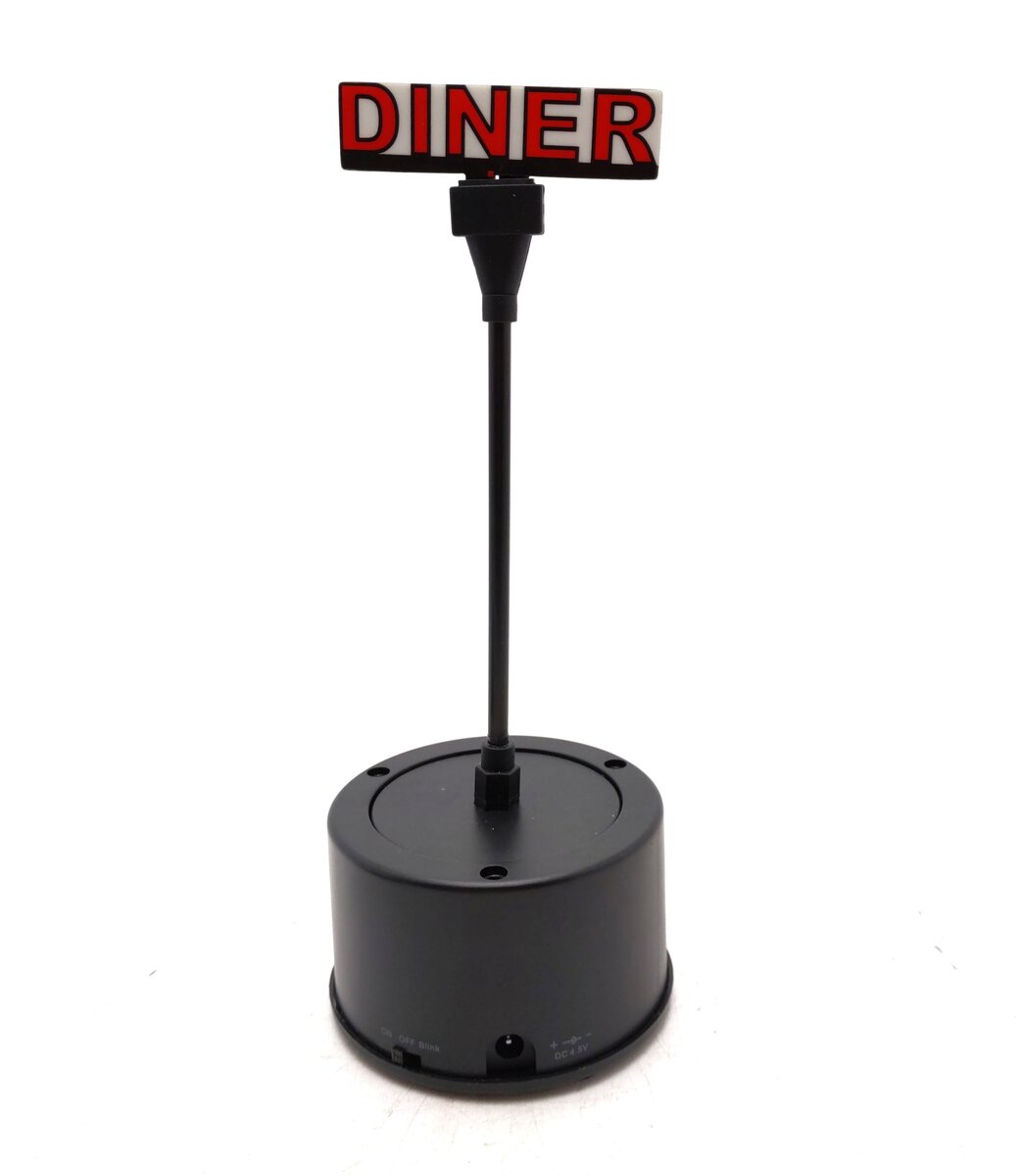 Miller Engineering 55030 O Diner Double-Sided Rotating Sign EX