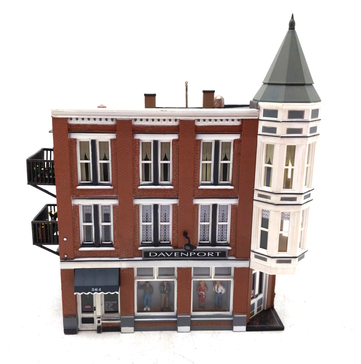 Woodland Scenics BR5039 HO Built-&-Ready Davenport Department Store Building EX