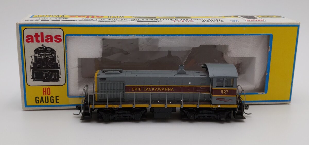 Atlas 8081 HO Scale Erie Lack. S-2 Diesel #507 LN/Box